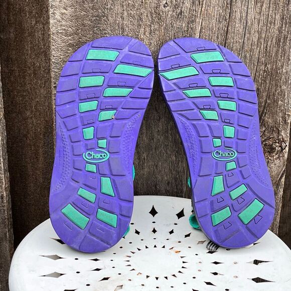 Chaco Green ZX/2 Classic Adjustable Sports Strappy Sandal Size US 4 - Picture 7 of 7